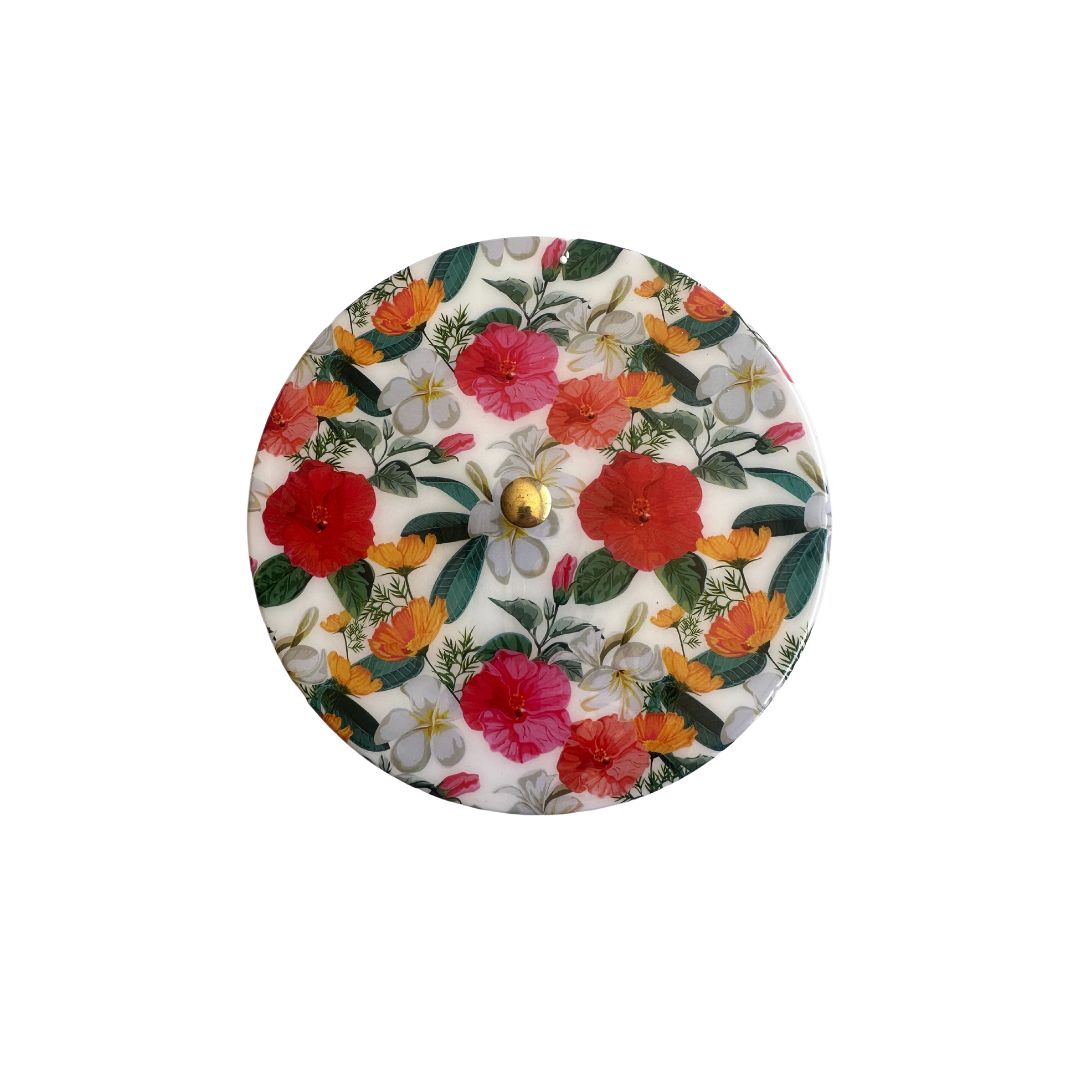 deidaa floral print brass gift box spice box masala box