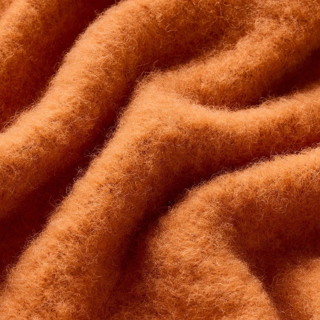 deidaa orange soft and warm alpaca scarf australian made