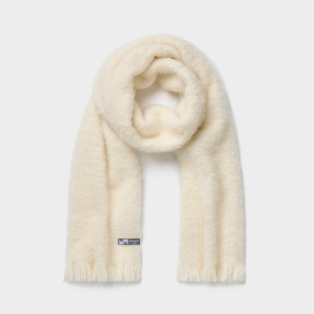 diedaa off white australian made alpaca scarf
