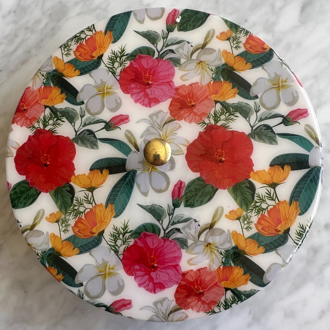 deidaa spring floral spice box with 7 removable containers