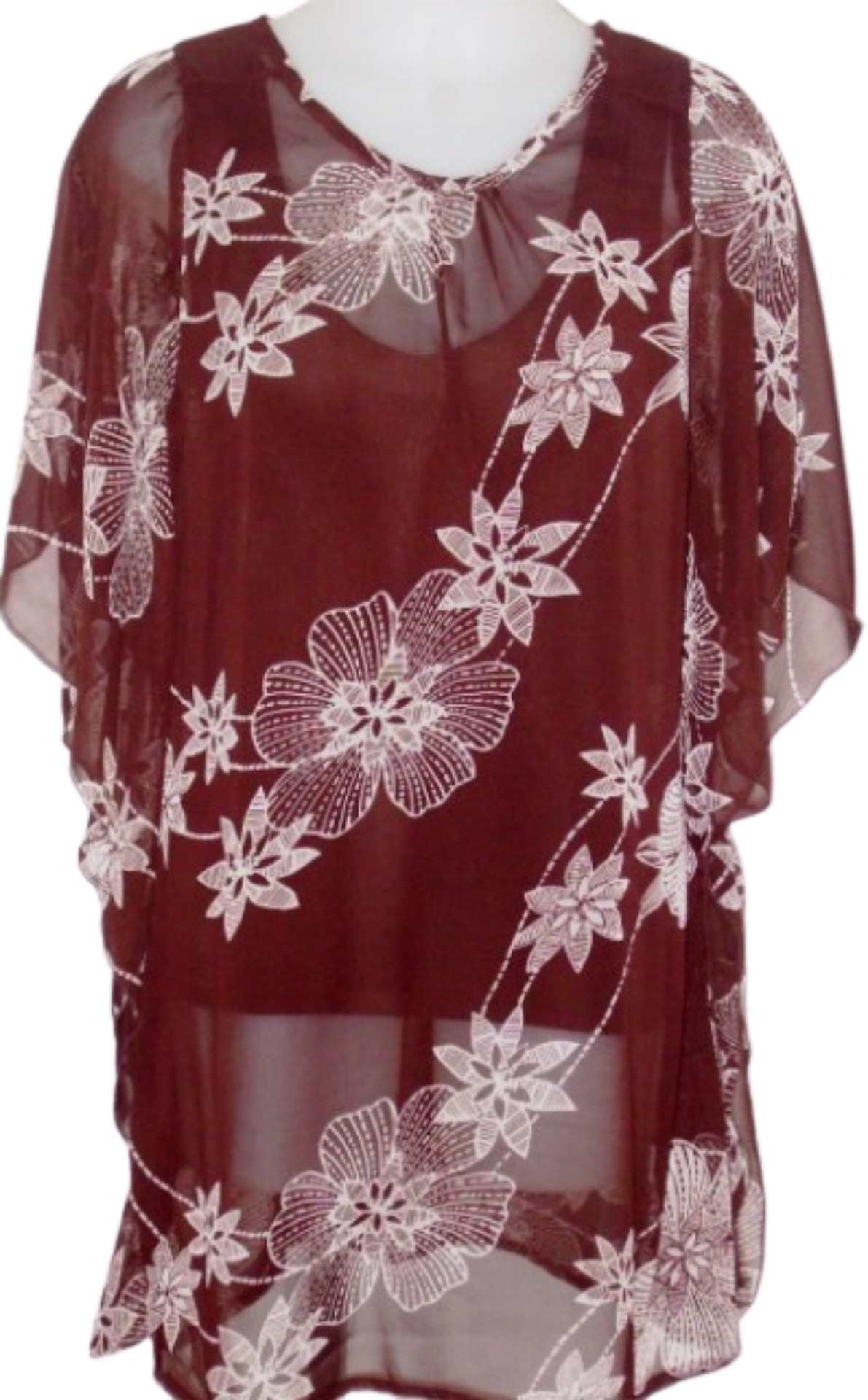 brown-floral-sheer-kaftan