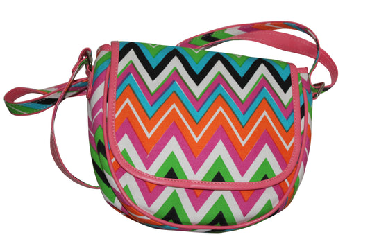 deidaa canvas crossbody bag pink chevron