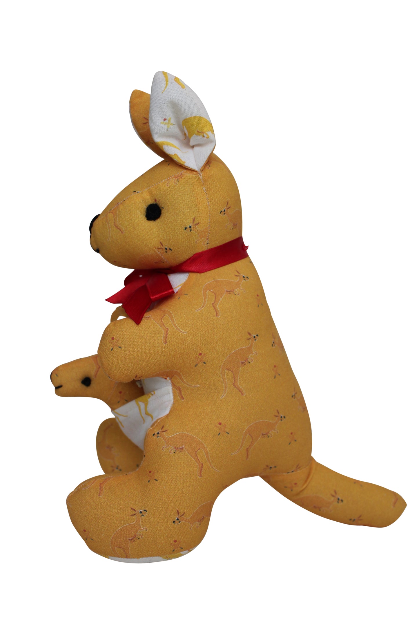 Organic Cotton Stuffed Kangaroo Toy