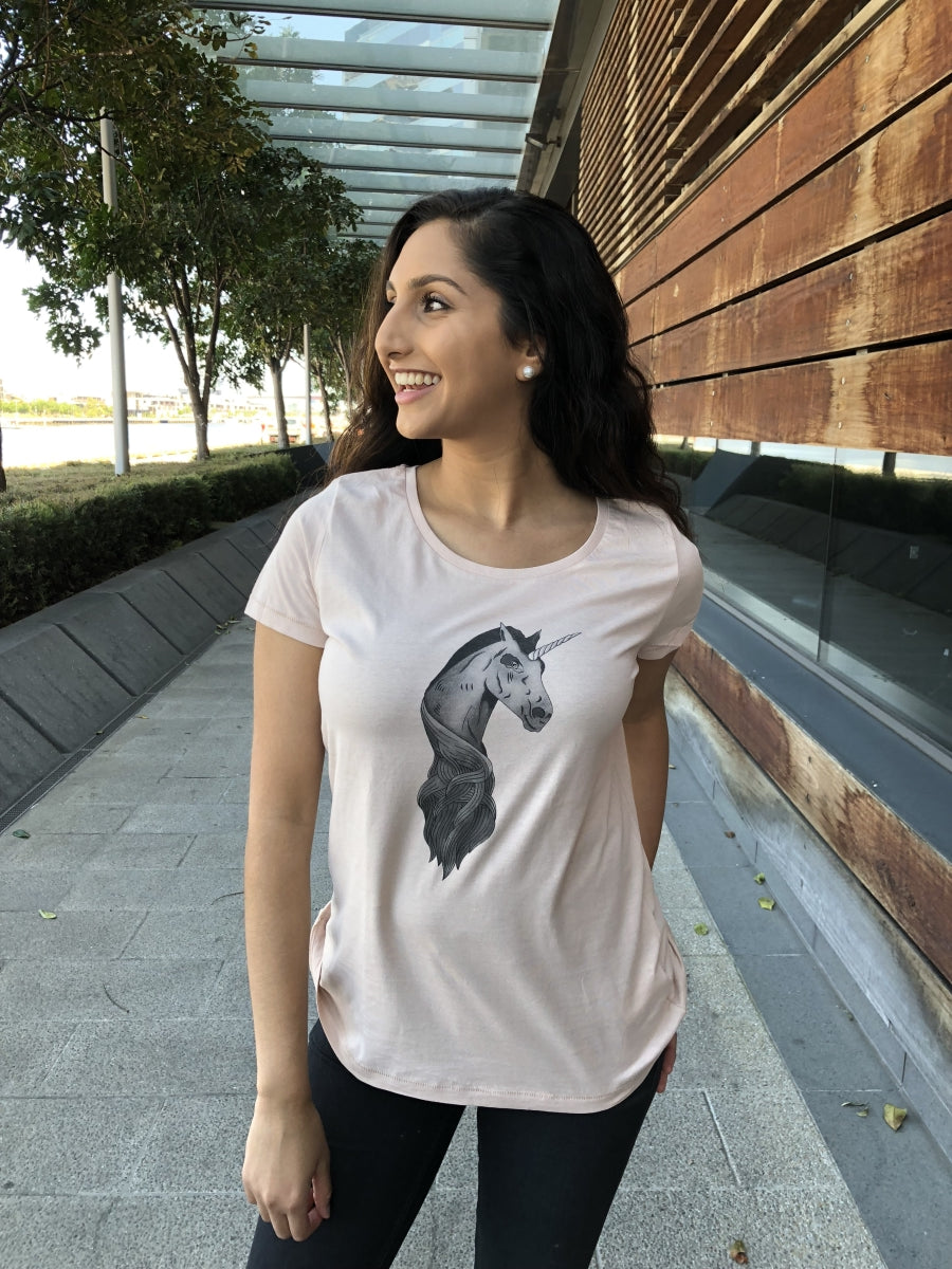 deidaa organic cotton unicorn tee