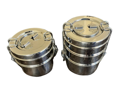 Tiered Steel Tiffin Box