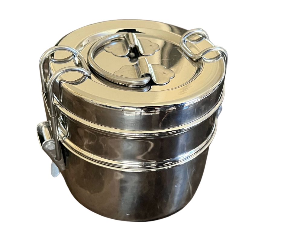 Tiered Steel Tiffin Box