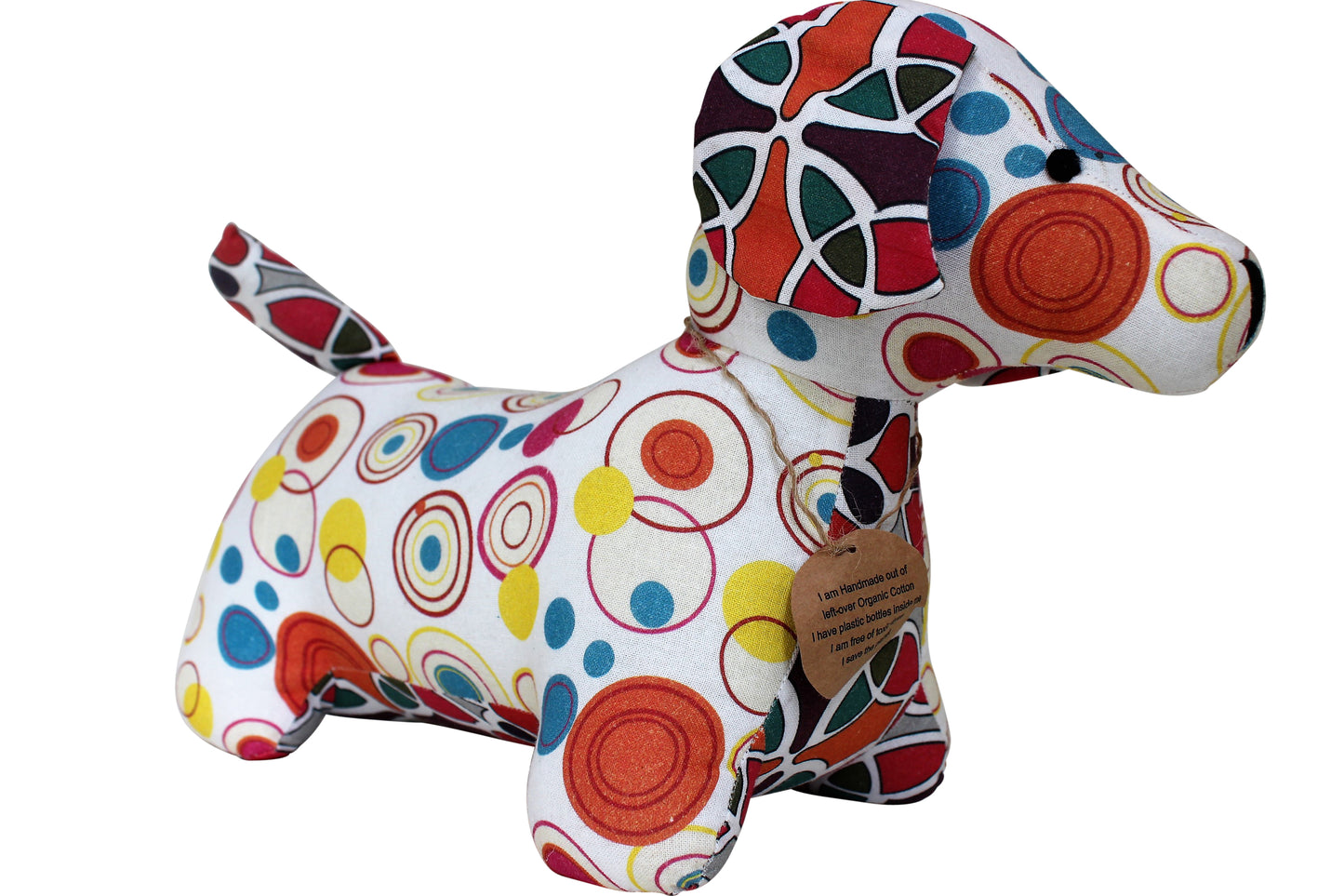 Deidaa stuffed organic cotton toy dog