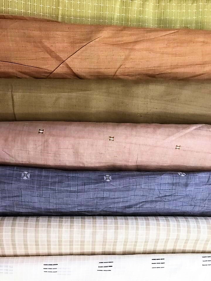 eco fabric tussar silk