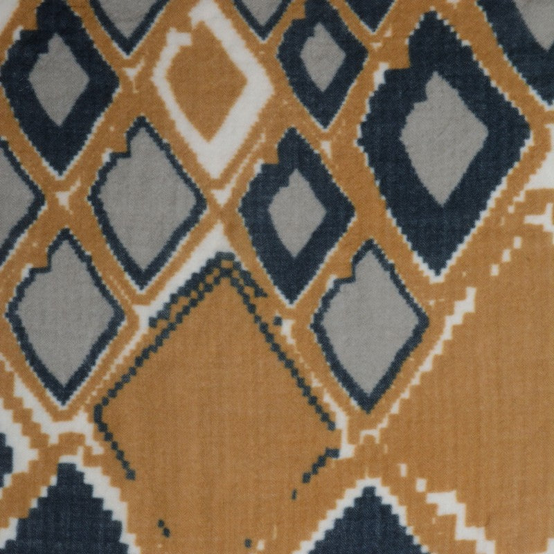 mens premium aztec print wool scarf