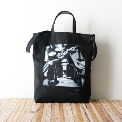 tote bag cotton canvas moto