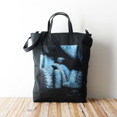 tote bag canvas cotton tyre