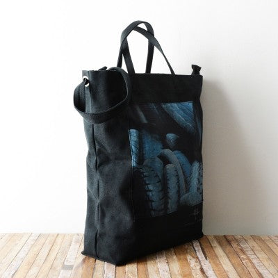 tote bag cotton canvas tyre