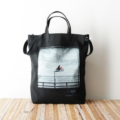 tote bag canvas biker