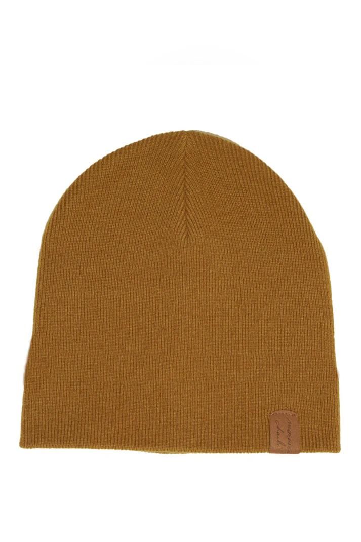 Deidaa Turmeric Yellow Merino Wool Winter Beanie Cap