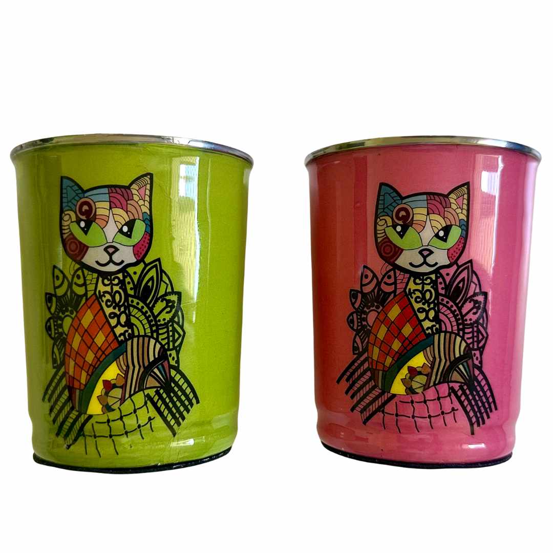 deidaa steel green cat pink cat glasses kids easter gift