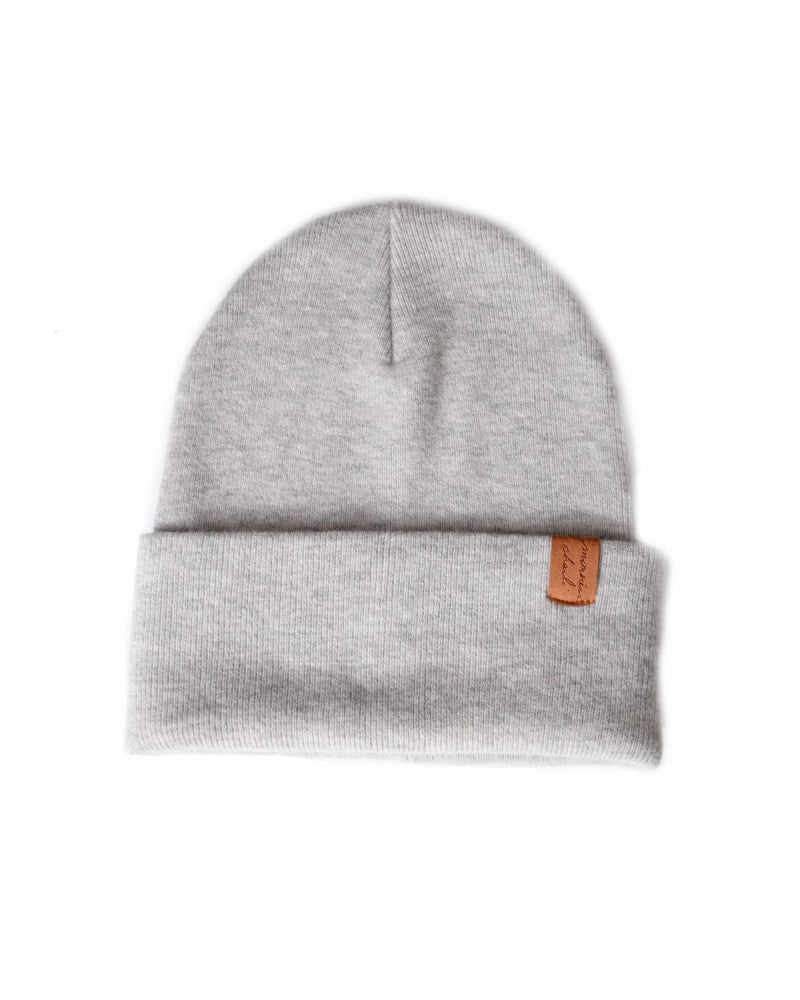 Deidaa grey merino wool beanie winter hat
