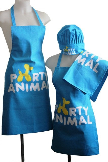 adult kids funny apron set gift for children