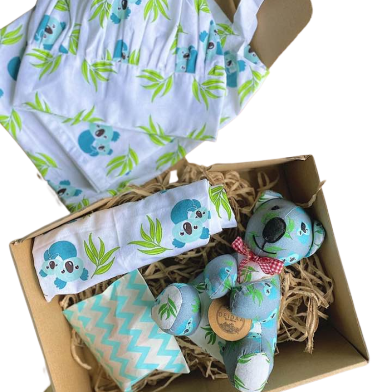 Christmas Koala Gift Box Kids Apron Toy