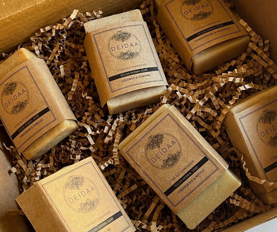 deidaa vegan ayurvedic herbal soap gift box