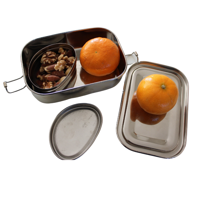 steel lunch box rectangle